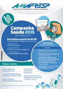Campanha da Saúde 2015 - AMAFRESP