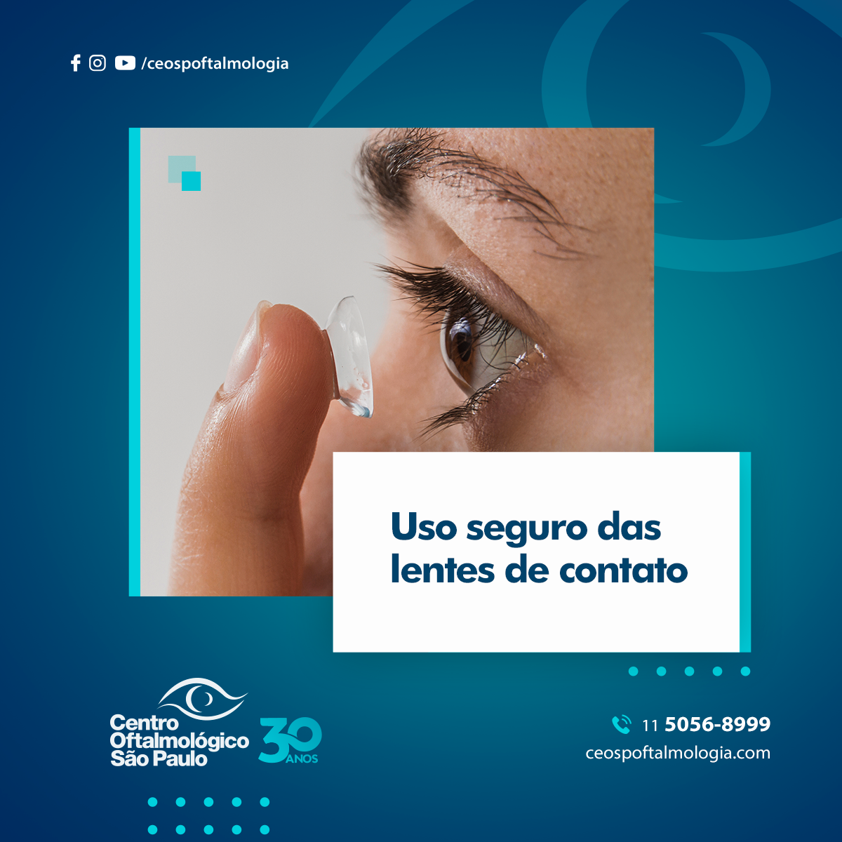 Lentes de contato: Uma alternativa confortável e segura em tempos de Covid-19