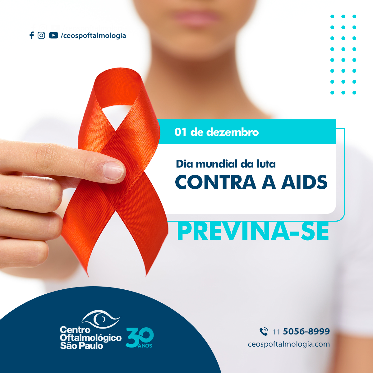 Como a Aids pode afetar a visão?